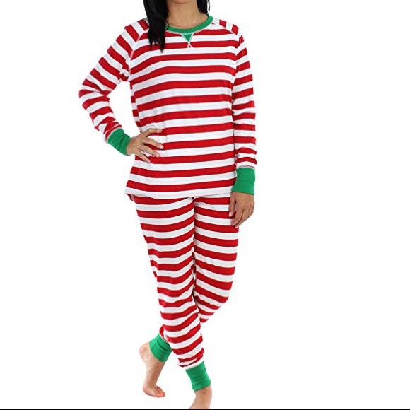 Other - Christmas pajamas - red/white stripes